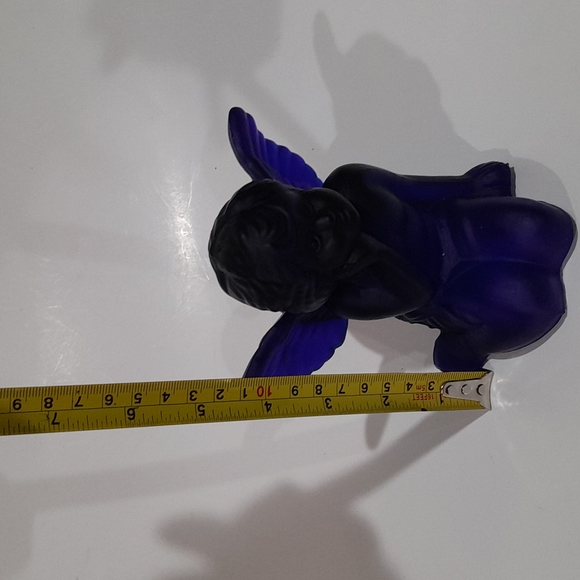 Blue Glass Angel Candleholder - Picture 6 of 6